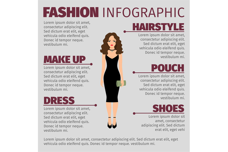 lady-in-black-dress-fashion-ifnographic