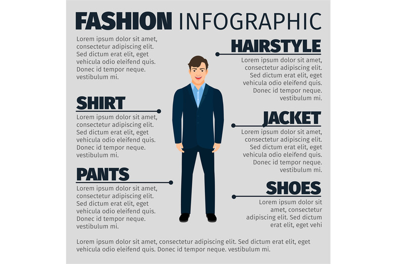 fashion-infographic-with-young-smiling-manager
