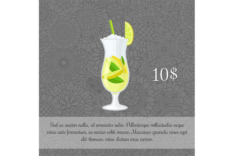 green-tea-cocktail-card-template