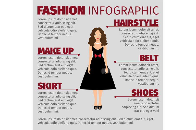 girl-in-black-dress-fashion-infographic