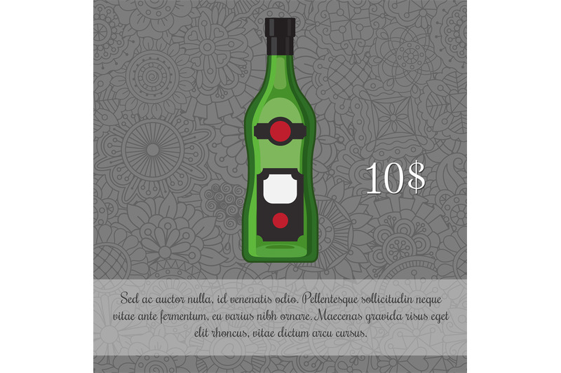 alcoholic-beverage-vermouth-card-template
