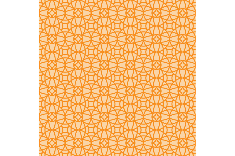orange-linear-arabic-ornamental-pattern