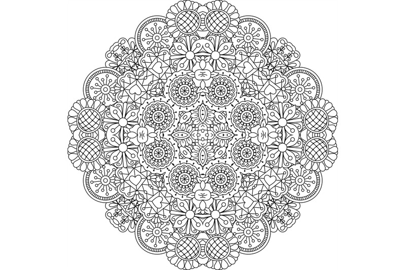 floral-lace-style-round-decorative-element