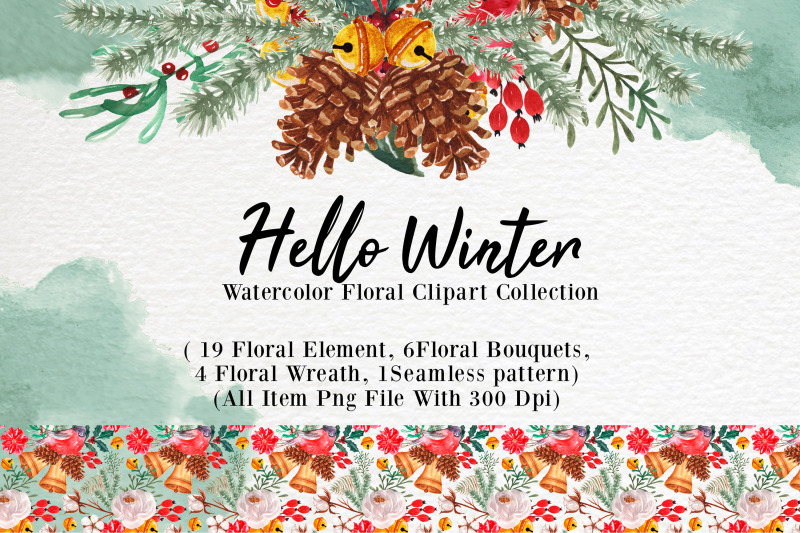 hello-winter-watercolor-floral-collection