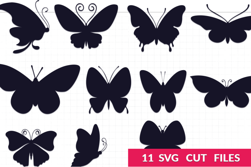 butterfly-silhouettes-svg-pack