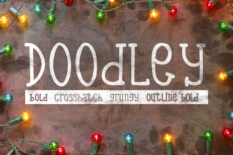 doodley-font-family-5-handcrafted-fonts