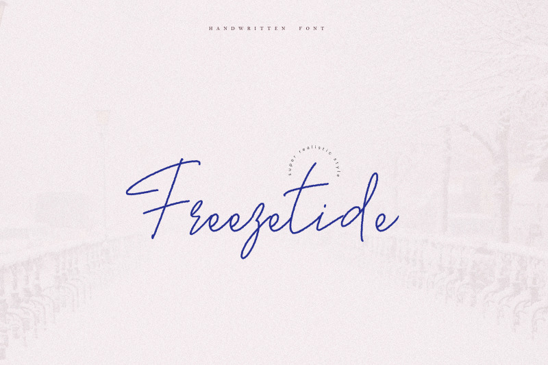 freezetide-a-handwritten-font