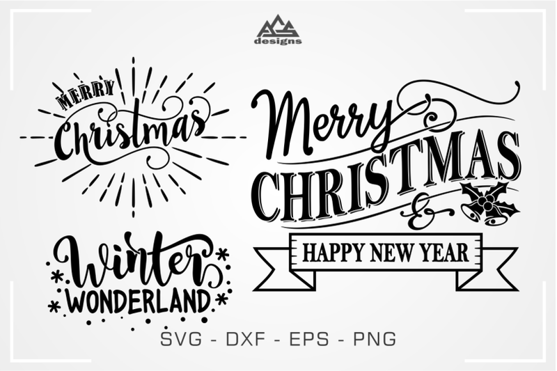 christmas-quote-packs-svg-design