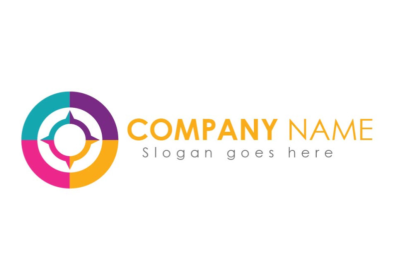 colorful-compass-logo-design-template