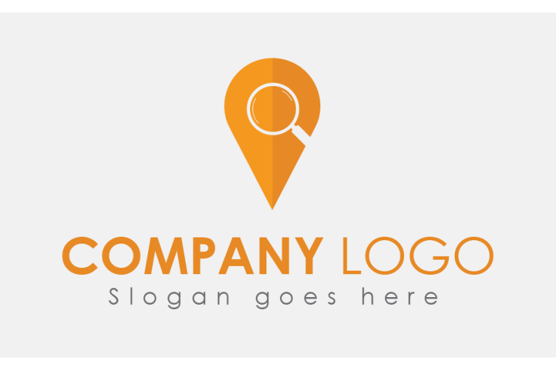 location-search-logo-design-template