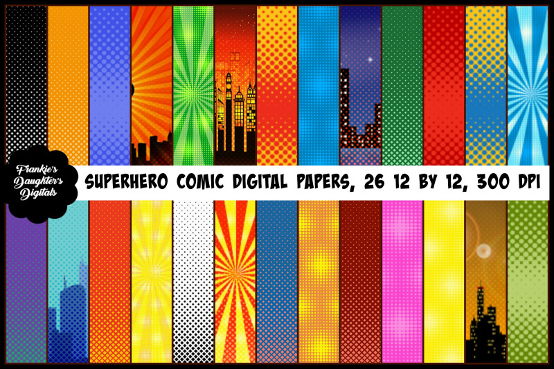 superhero-comic-pop-art-halftone-digital-papers