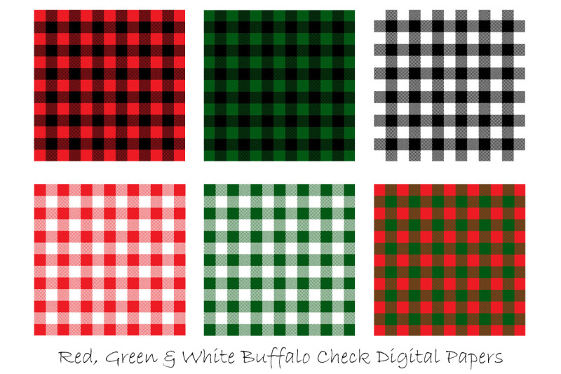 christmas-plaid-digital-papers-christmas-buffalo-check