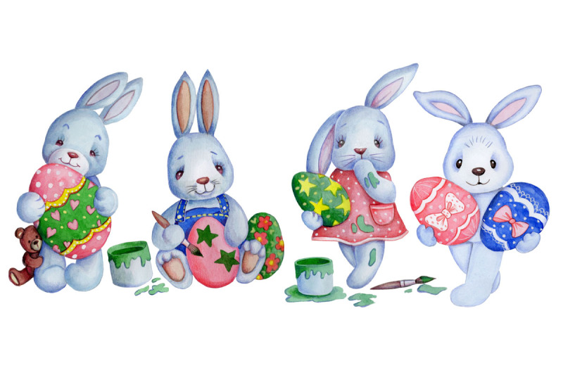 watercolor-easter-bunny