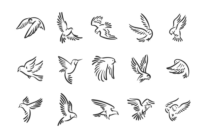 flying-birds-icons-illustration-set