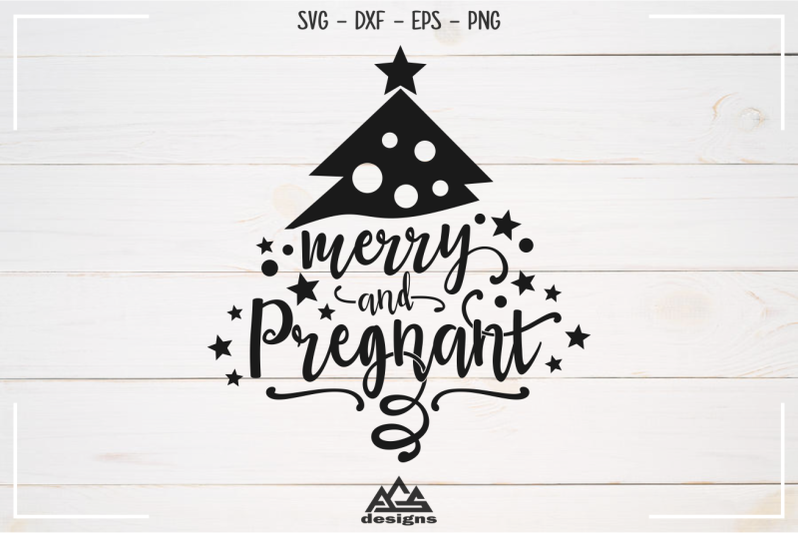 merry-and-pregnant-christmas-pregnant-svg-design