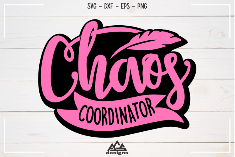 Chaos Coordinator Crew Svg Design By Agsdesign Thehungryjpeg Com