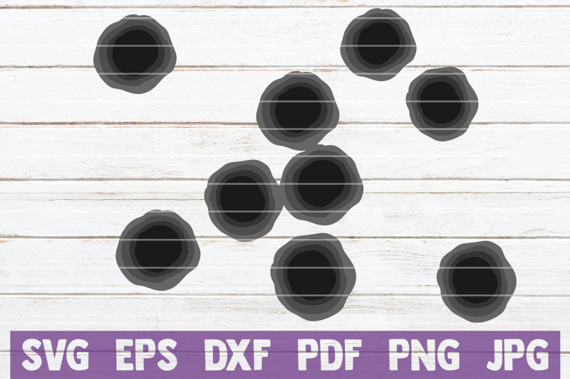 bullet-holes-svg-cut-file