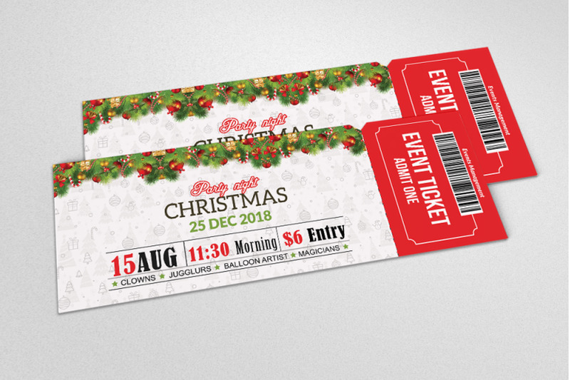 christmas-party-night-ticket