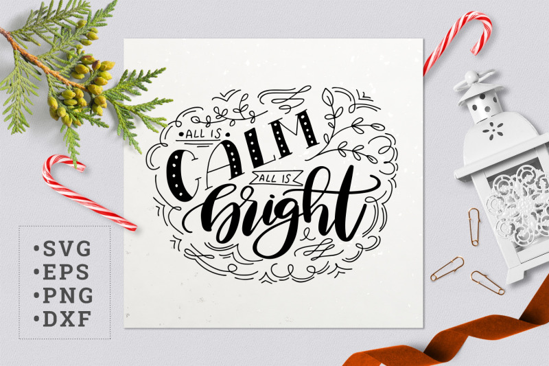 all-is-calm-all-is-bright-svg