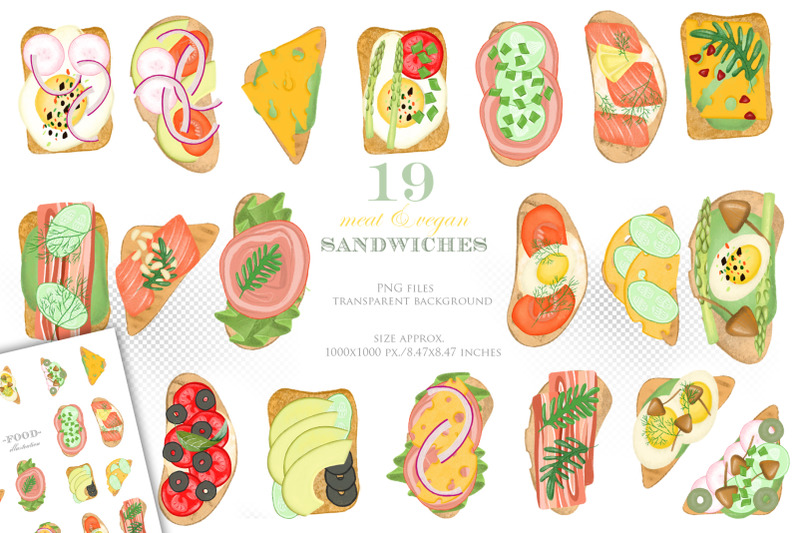 sandwiches-food-clipart-collection