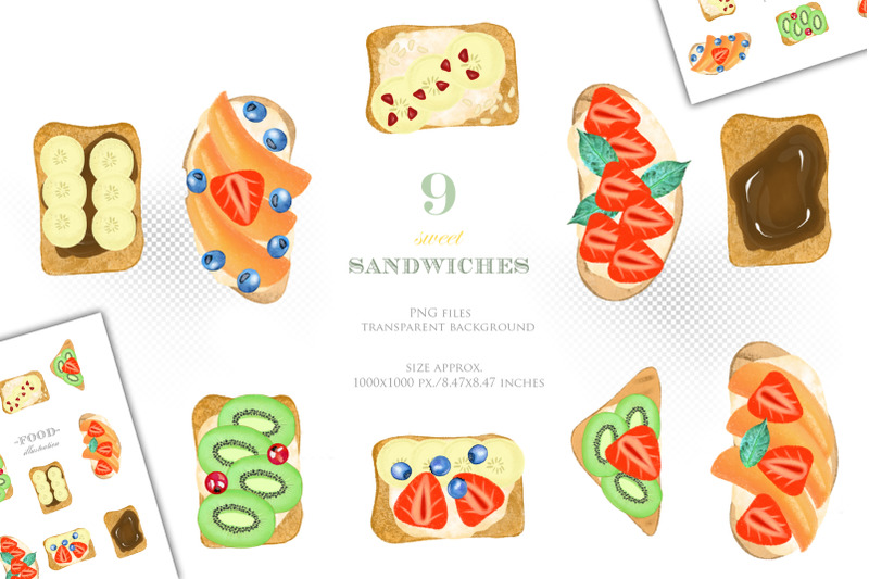 sandwiches-food-clipart-collection