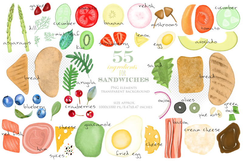 sandwiches-food-clipart-collection