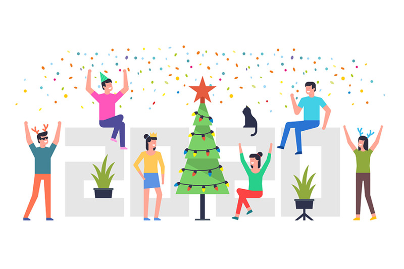 people-celebrate-merry-christmas