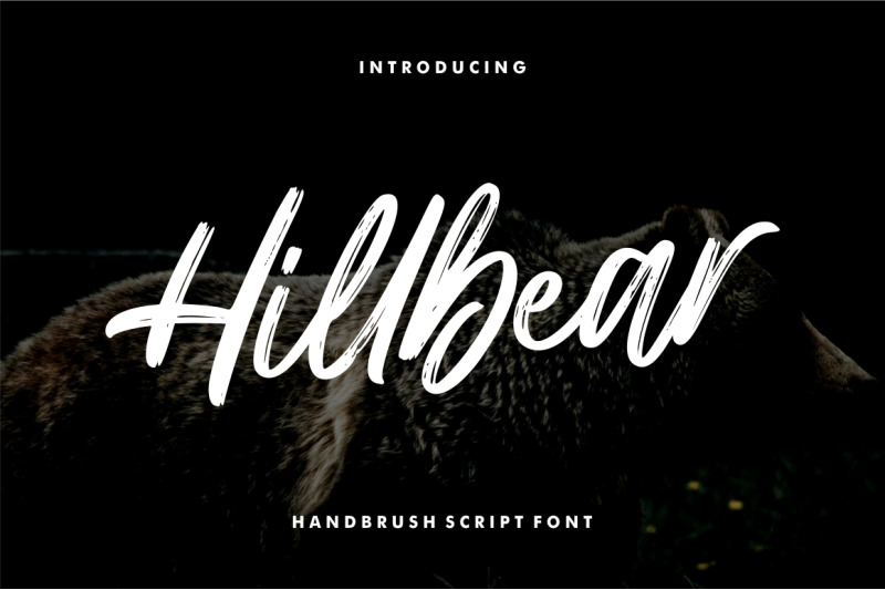 hillbear-handbrush-script-font