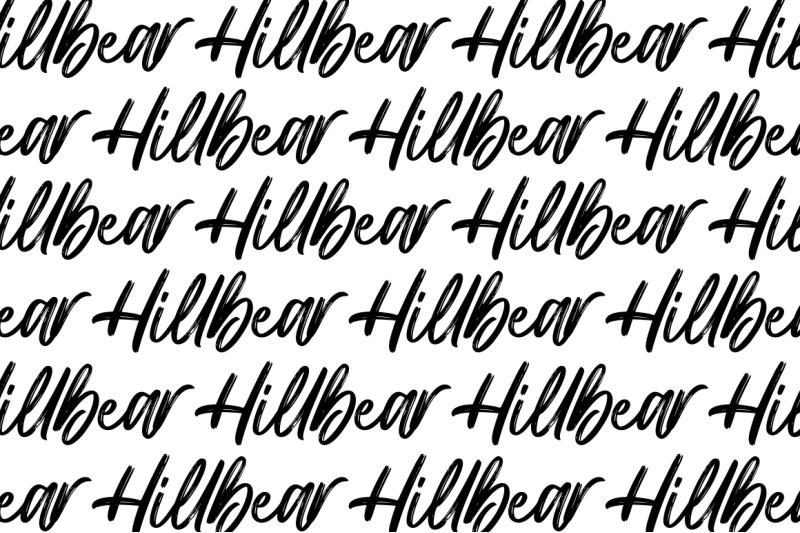 hillbear-handbrush-script-font
