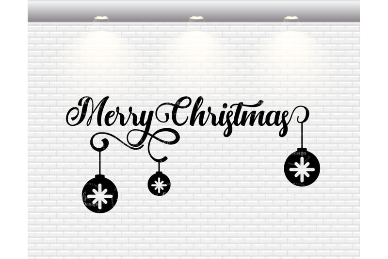 merry-christmas-with-christmas-ornaments-svg