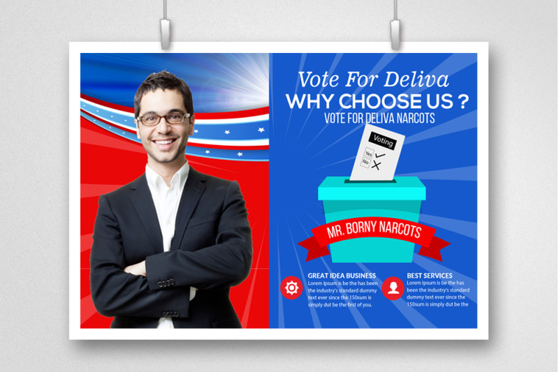 election-voting-horizontal-flyer