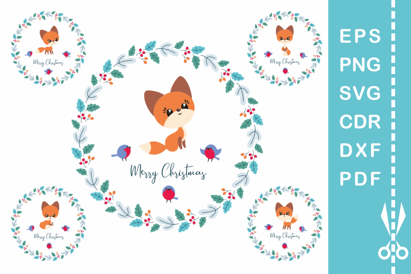 cute-fox-cutting-and-printable-files-set