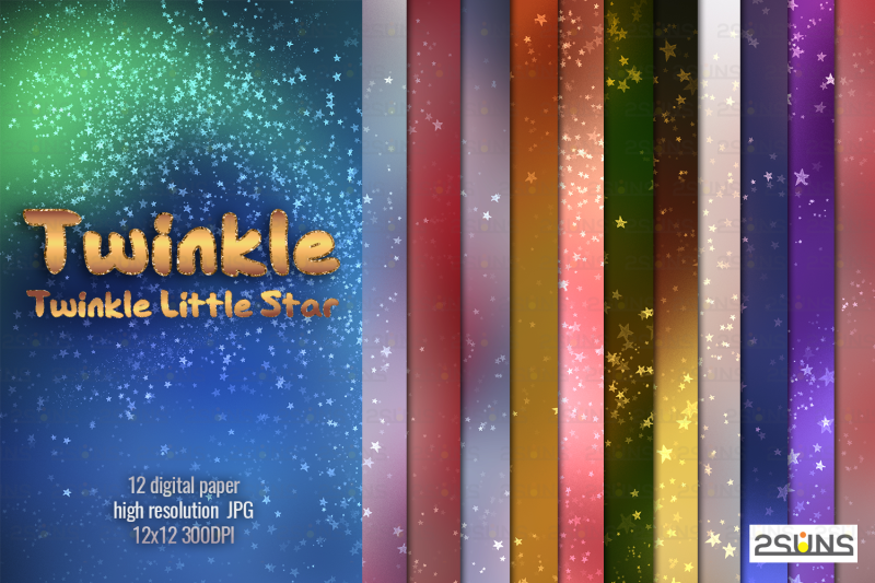 twinkle-twinkle-little-star-digital-paper-christmas