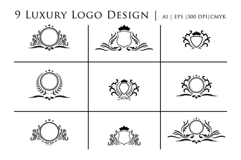 luxury-cool-logos-design-template