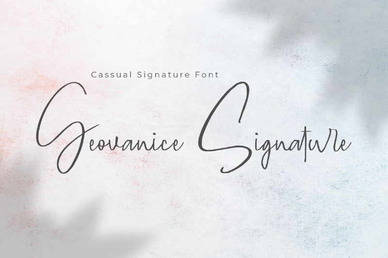 geovanice-casual-signature-font