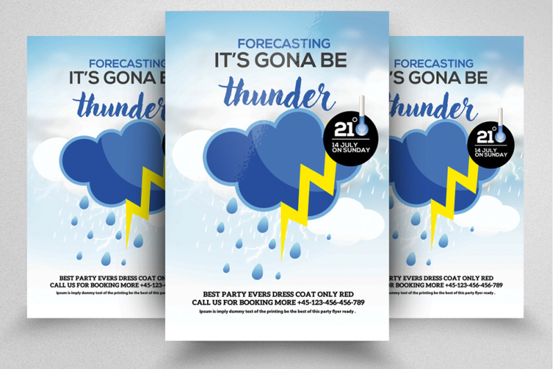 4-weather-forecasting-flyers-bundle
