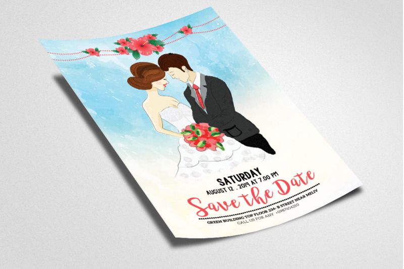 save-the-date-wedding-flyer-poster