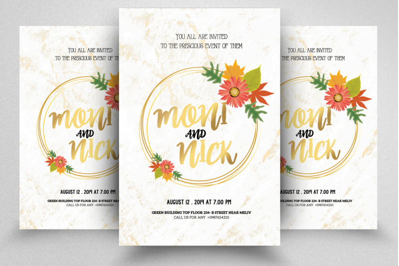 4-save-the-date-wedding-flyers-bundle