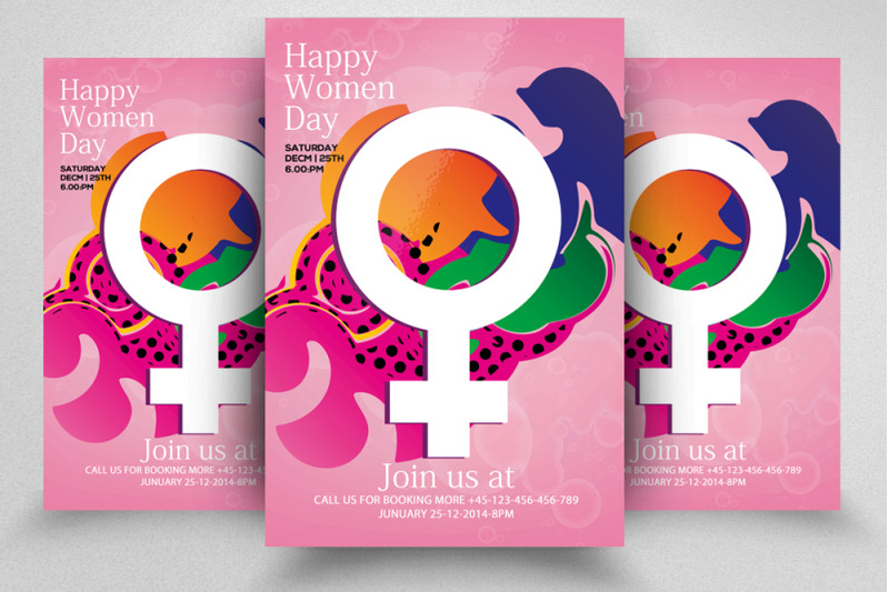 4-women-day-event-flyers-bundle