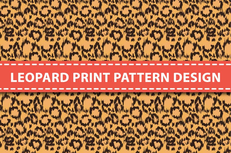 Leopard print pattern design By Graphics Ninja | TheHungryJPEG