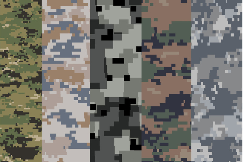 pixel-camouflage-textures