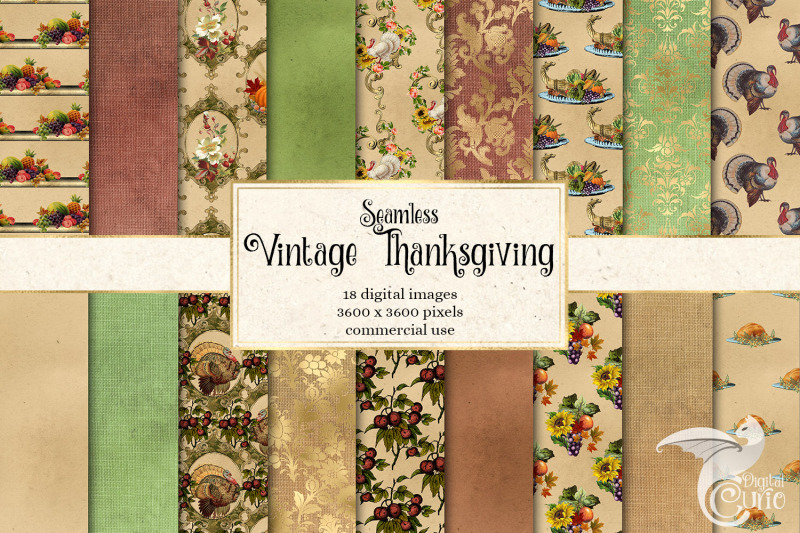 vintage-thanksgiving-digital-paper