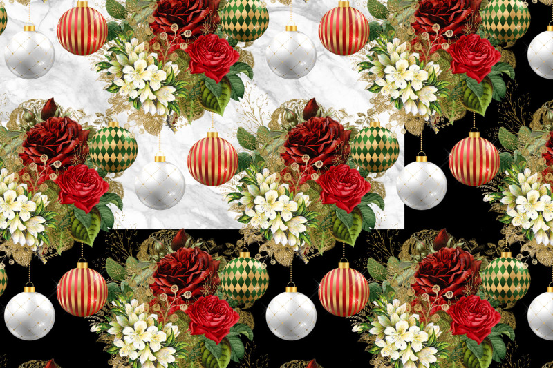 christmas-floral-pattern-overlays