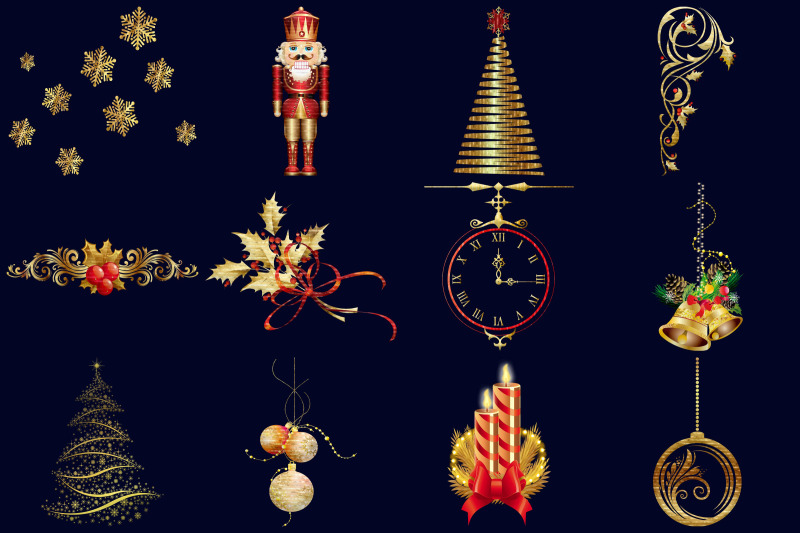 gold-and-red-christmas-clip-art