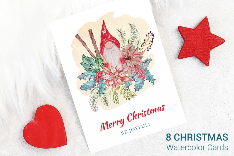 greeting-cards-set-with-christmas-tree-catheters-and-toys