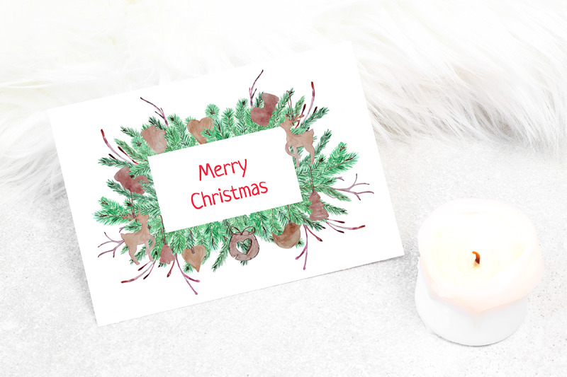 greeting-christmas-cards-set