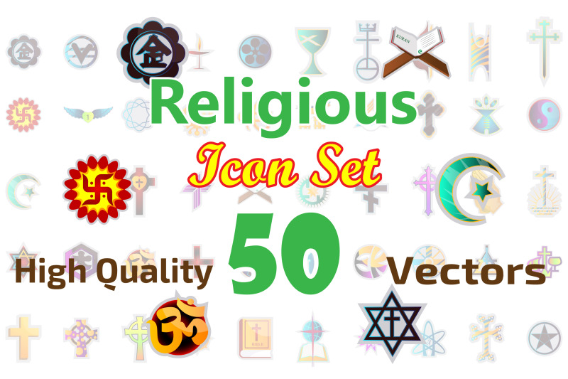 50x-religious-icon-illustrations