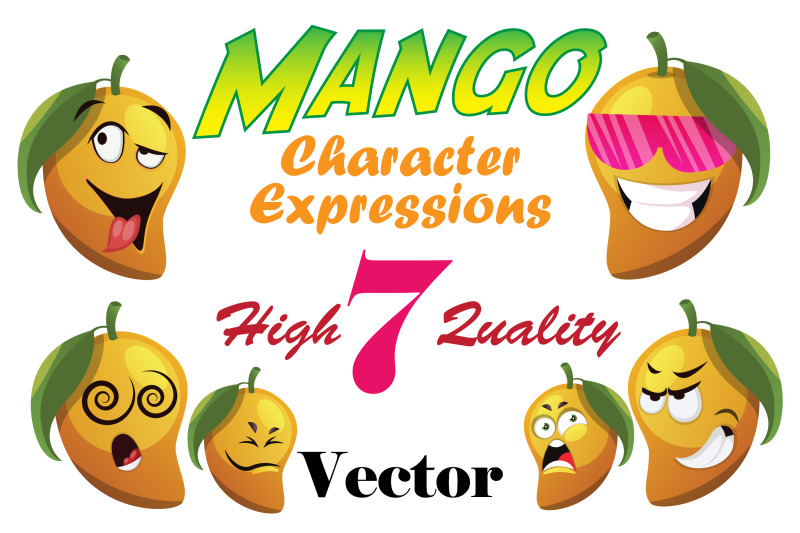 7x-mango-character-expressions-illustrations