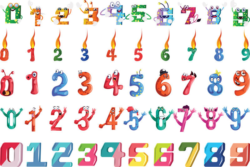 50x-5-different-numbers-expression-illustrations