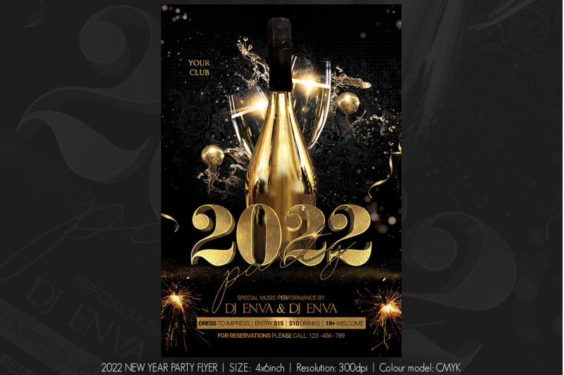 2022-new-year-party-flyer